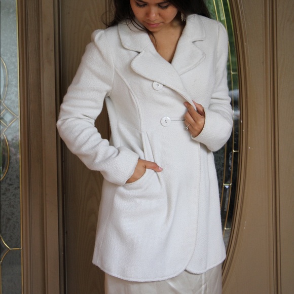 Jackets & Blazers - Off White Pea Coat